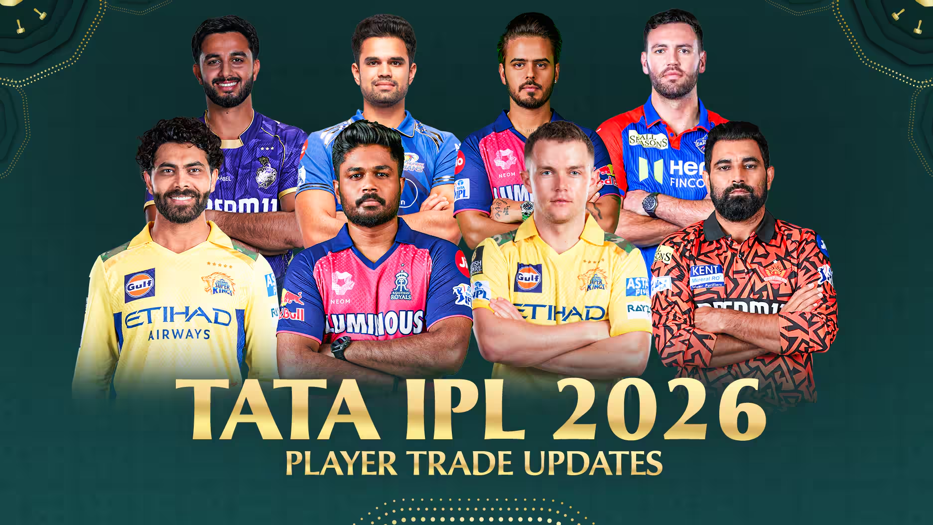 IPL 2026 all teams and captains